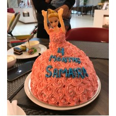 Barbie Pineapple Cake