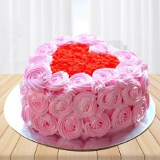 Pink Rose Cake