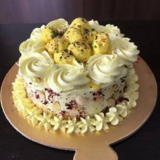Eggless Rasmalai Cake